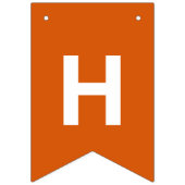 ハッピーハローウィンハロウィーンのカボチャのちょうちんブラック |オレンジ バンティングフラッグ (第2の旗)