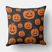 ハッピーハローウィンハロウィーンのカボチャのちょうちん工芸 アウトドアクッション (裏面)