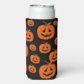 ハッピーハローウィンハロウィーンのカボチャのちょうちん工芸 スリム缶クーラー (Seltzer裏面)