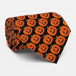 ハッピーハローウィンハロウィーンのカボチャのちょうちん工芸 ネクタイ