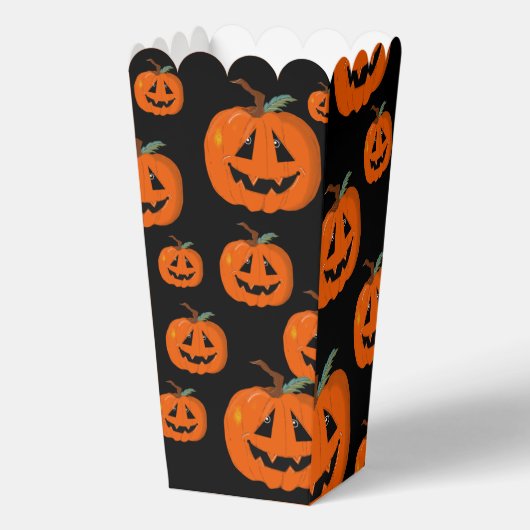 ハッピーハローウィンハロウィーンのカボチャのちょうちん工芸 フェイバーボックス (正面)