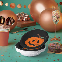 ハッピーハローウィンハロウィーンのカボチャのちょうちん工芸 ペーパーボウル