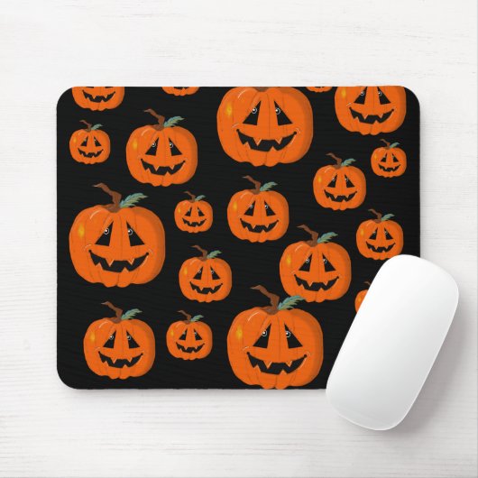 ハッピーハローウィンハロウィーンのカボチャのちょうちん工芸 マウスパッド (マウス)