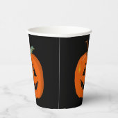 ハッピーハローウィンハロウィーンのカボチャのちょうちん工芸 紙コップ (右)