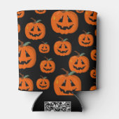 ハッピーハローウィンハロウィーンのカボチャのちょうちん工芸 缶クーラー (裏面)