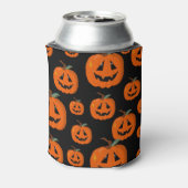 ハッピーハローウィンハロウィーンのカボチャのちょうちん工芸 缶クーラー (缶裏面)