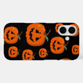 ハッピーハローウィンハロウィーンのカボチャのちょうちん工芸 Case-Mate iPhoneケース (裏面 (横))