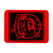 ハッピーハローウィンハロウィーンのカボチャのちょうちん マグネット (横)