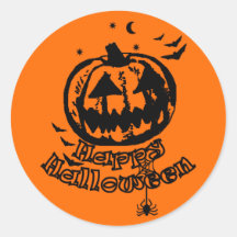 ハッピーハローウィンハロウィーンのカボチャのちょうちん