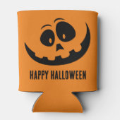 ハッピーハローウィンハロウィーンのカボチャのちょうちん 缶クーラー (裏面)