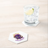 ハッピーハローウィンハロウィーンウィッチキャット ペーパーコースター (インサイチュ)