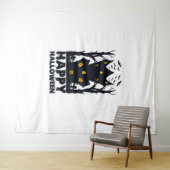 ハッピーハローウィンハロウィーンハッピーハローウィン タペストリー (インサイチュ(横))