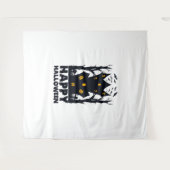 ハッピーハローウィンハロウィーンハッピーハローウィン タペストリー (正面(横))