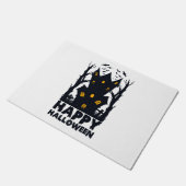 ハッピーハローウィンハロウィーンハッピーハローウィン ドアマット (アングル)