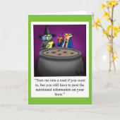 ハッピーハローウィンハロウィーン用グリーティングカード カード (黄色い花)