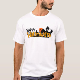 ハッピーハローウィンハローウィンパーティ Tシャツ
