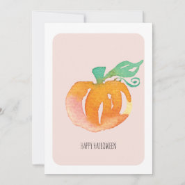 ハッピーハローウィンハンド絵を描パンプキンカード