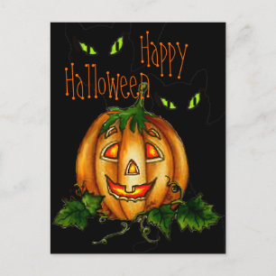 ハッピーハローウィンバイシャロンシャーペ ポストカード