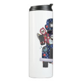 ハッピーハローウィンバスシャツパーティーの人 タンブラー (回転左)