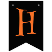 ハッピーハローウィンバナー バンティングフラッグ (第2の旗)