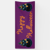ハッピーハローウィンバナー 横断幕 (縦)