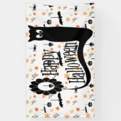 ハッピーハローウィンバナー 横断幕 (縦)