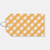 ハッピーハローウィンパターンパーソナライズされたギフトラベル ギフトタグ (裏面横)