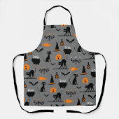 ハッピーハローウィンパターン エプロン (正面)