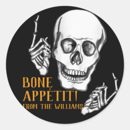 ハッピーハローウィンパパジョーク ラウンドシール