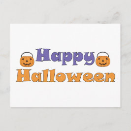 ハッピーハローウィンパンプキンスレシピカード ポストカード