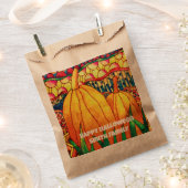 ハッピーハローウィンパンプキンパフティングバッグ フェイバーバッグ (クリップ留めされた状態)