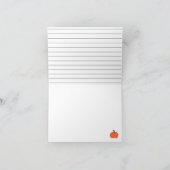 ハッピーハローウィンパンプキン&ストライプ カード (内部)