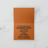 ハッピーハローウィンパーティの招待状 招待状 (内部)