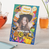 ハッピーハローウィンパーティーにトリックオアトリートが詰まっている 台座サイン (インサイチュ)