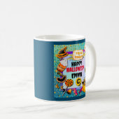 ハッピーハローウィンパーティーにトリックオアトリートWが入っている コーヒーマグカップ (正面右)