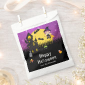 ハッピーハローウィンパーティーウィッチパープル フェイバーバッグ (クリップ留めされた状態)