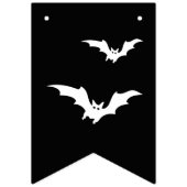 ハッピーハローウィンパーティーデコ不気味ールタイムバナー バンティングフラッグ (第1の旗)