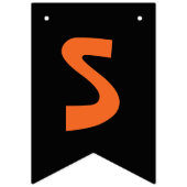 ハッピーハローウィンパーティーデコ不気味ールタイムバナー バンティングフラッグ (第3の旗)