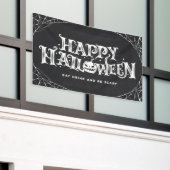 ハッピーハローウィンパーティーバナー 横断幕 (ビルの外側)