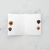 ハッピーハローウィンパーティーバルーンカード カード (内部)