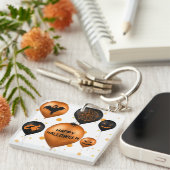 ハッピーハローウィンパーティーバルーン キーホルダー (正面右)