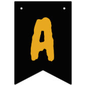 'ハッピーハローウィン'パーティーブラック不気味なカボチャ バンティングフラッグ (第2の旗)