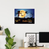 ハッピーハローウィンパーティーポスター ポスター (ホームオフィス)