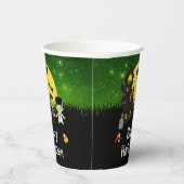 ハッピーハローウィンパーティーモンスターズグリーン 紙コップ (右)