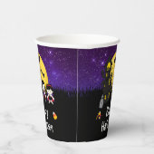 ハッピーハローウィンパーティーヴァンパイアパープル 紙コップ (右)