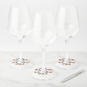 ハッピーハローウィンパーティー幽霊こうもりパンプキンウィッチ ワイングラスタグ (セット)