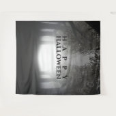 ハッピーハローウィンパーティー衣装フォトブースの背景 タペストリー (正面(横))