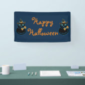 ハッピーハローウィンパーティー装飾デコーバナー 横断幕 (トレードショー)
