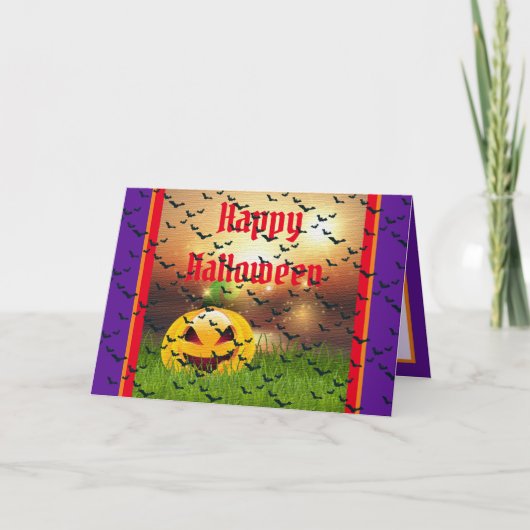 ハッピーハローウィンパーティー カード (正面)