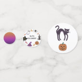 ハッピーハローウィンパーティー コンフェッティ (裏面)